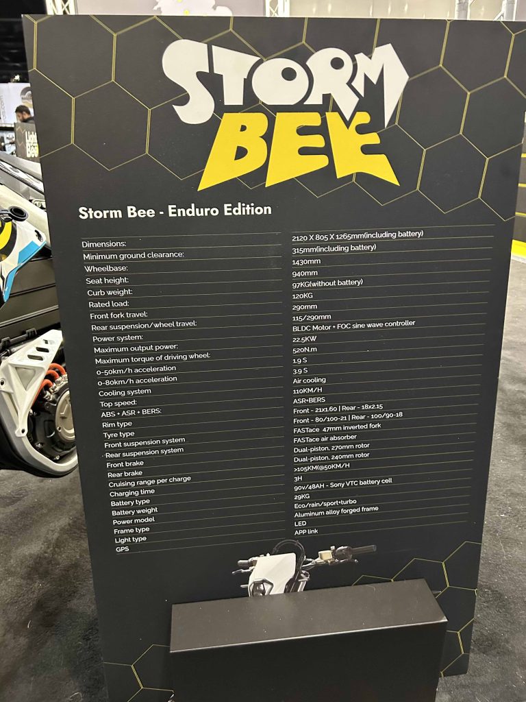 Surron Storm Bee Enduro Spec